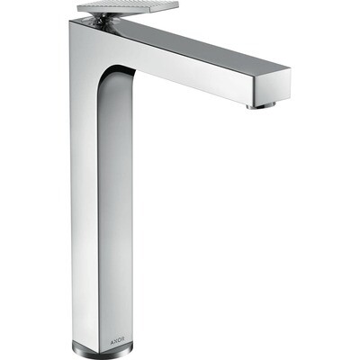 Mitigeur de lavabo AXOR Citterio 280 surélevé avec poignée manette et vidage coupe rhombique