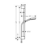 Pulsify Select S Set de douche 105 3jet Relaxation avec barre C 65 cm