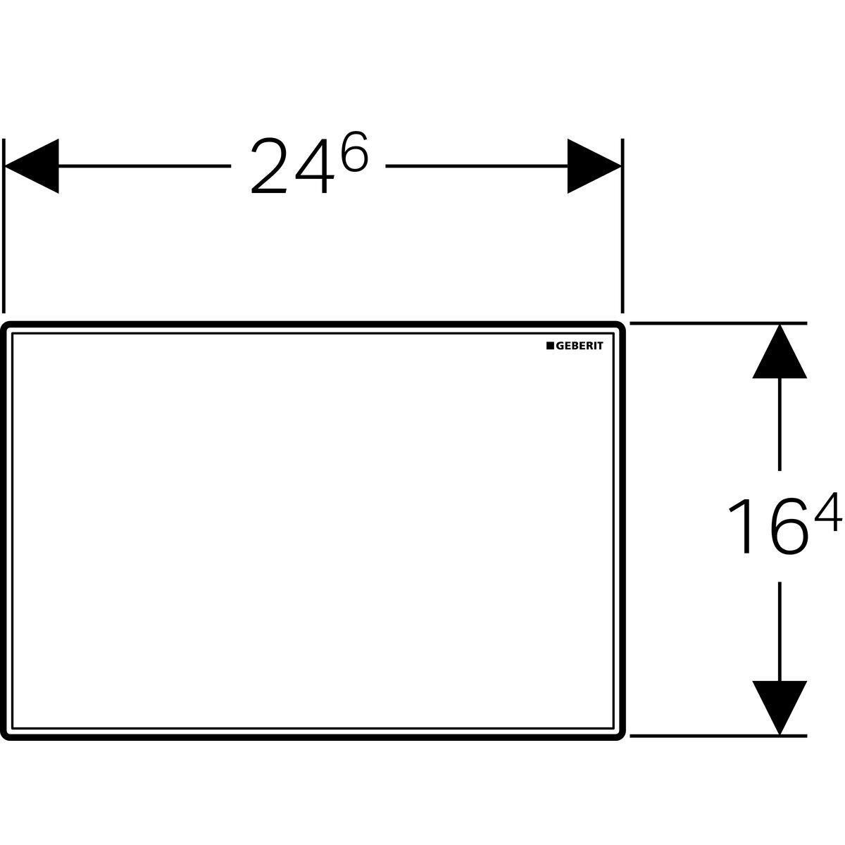 Geberit Closure Plate for Sigma Cistern