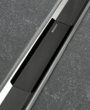 Set de finition Geberit CleanLine80 - Noir chromé / brossé - Longueur 30 - 90 cm
