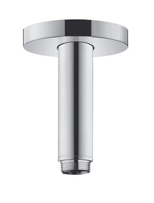 Bras de douche plafonné Hansgrohe S 100 mm avec rosace ronde