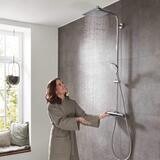 Crometta E Colonne de douche 240 1jet EcoSmart avec mitigeur thermostatique