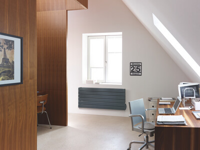Radiateur Zehnder (Acova) Roda - Noir mat