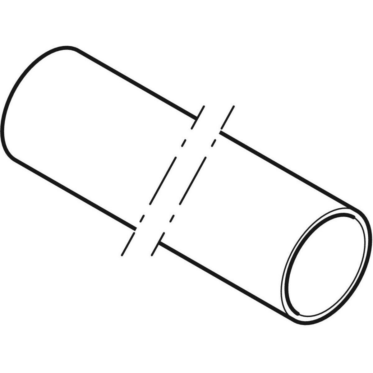 Tube Geberit PEHD : d=63mm / Achat par multiple de 5 mètres