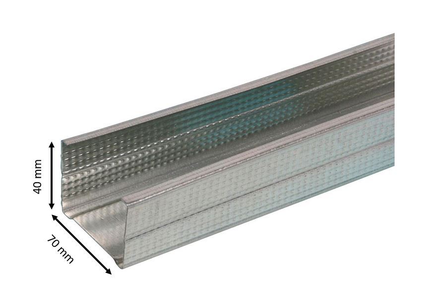 Montant Knauf 70/40 mm - longueur 3 m - vue 2