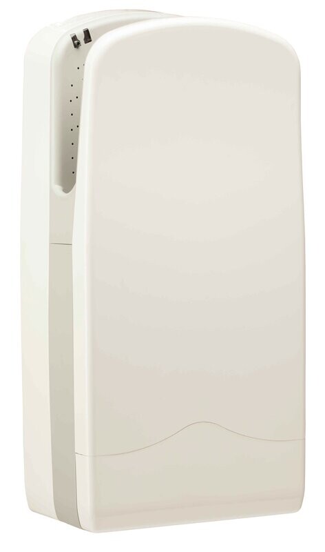 Sèche-mains avec capteur électronique Nofer V-JET en blanc