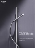 AXOR Starck Set de douche 0,90 m avec douchette tube 1jet