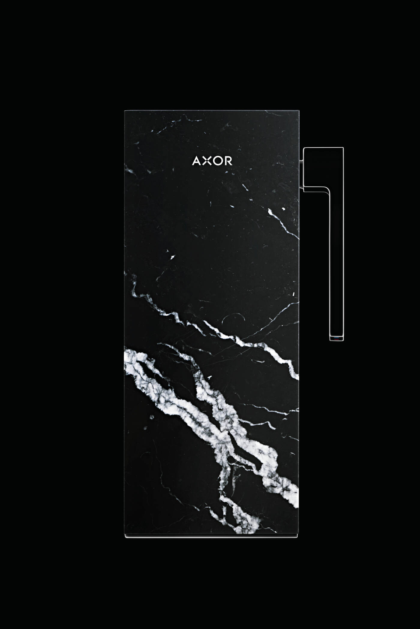 Plaque de finition 200 AXOR MyEdition en marbre noir - vue 2