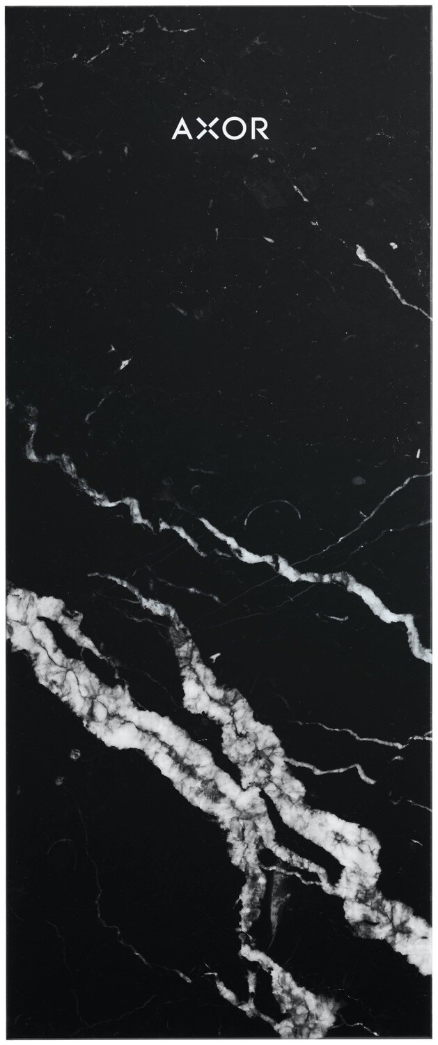 Plaque de finition 200 AXOR MyEdition en marbre noir