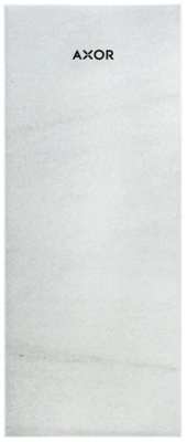 Plaque de finition 200 AXOR MyEdition en marbre blanc