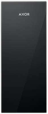 Plaque de finition 245 AXOR MyEdition en verre noir