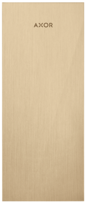 Plaque de finition 245 AXOR MyEdition en bronze brossé