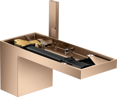 Mitigeur de lavabo AXOR MyEdition 70 sans plaque avec bonde push-open en or rouge poli