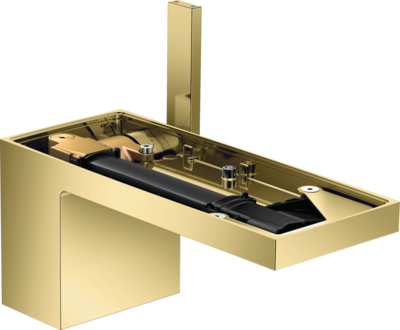 Mitigeur de lavabo AXOR MyEdition 70 sans plaque avec bonde push-open en laiton poli