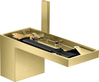 Mitigeur de lavabo AXOR MyEdition 70 sans plaque avec bonde push-open en laiton brossé