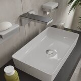 AXOR MyEdition Mitigeur de lavabo encastré mural sans plaque, bec 221 mm, bonde