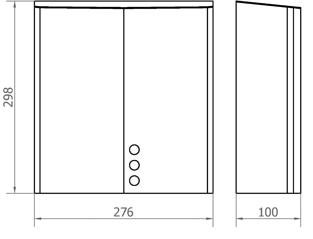 Sèche-mains électronique Nofer Thin Evo – finition satinée