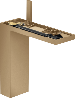 Mitigeur de lavabo AXOR MyEdition 230 sans plaque, avec bonde push-open en bronze brossé