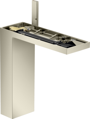 Mitigeur de lavabo AXOR MyEdition 230 sans plaque, avec bonde push-open en nickel poli