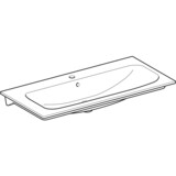 Lavabo pour meuble Geberit Selnova Square 100 cm