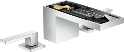Mélangeur de lavabo 3 trous AXOR MyEdition 70 sans plaque, avec bonde push-open