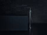 AXOR Edge Mitigeur bain/douche encastré au sol avec coupe diamant