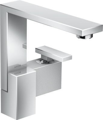 Mitigeur de lavabo AXOR Edge 190 coupe diamant, avec bonde push-open