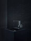 AXOR Edge Mitigeur de lavabo 190, coupe diamant, bonde push-open