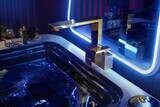 AXOR Edge Mitigeur de lavabo 190, coupe diamant, bonde push-open