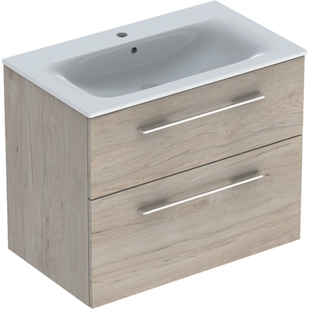 Lavabo pour meuble Geberit Selnova Square 100 cm - vue 2