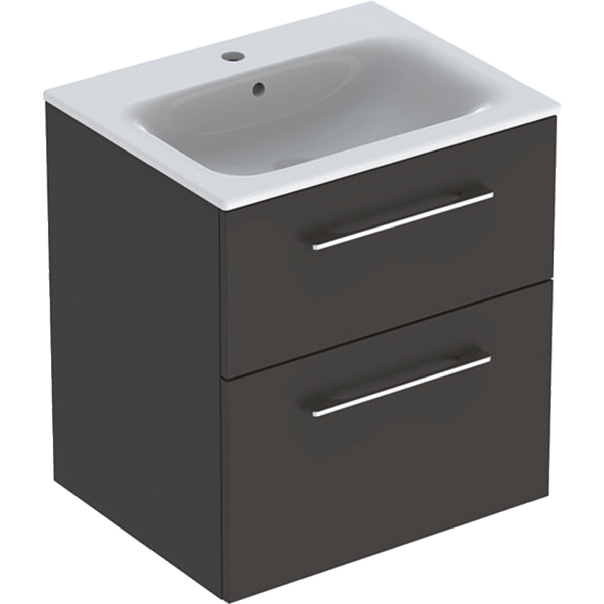 Lavabo pour meuble Geberit Selnova Square 55 cm — vue 3