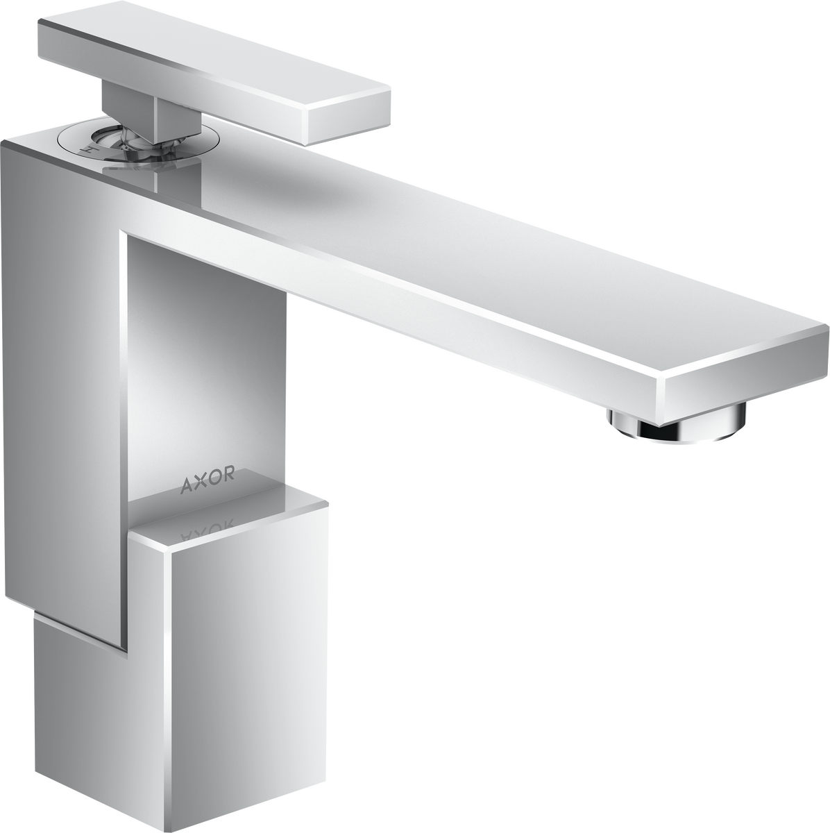 Mitigeur de lavabo Axor Edge 130 avec bonde push-open — vue 2