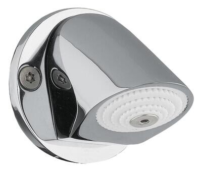 Douche de tête murale Nofer en chromé brillant