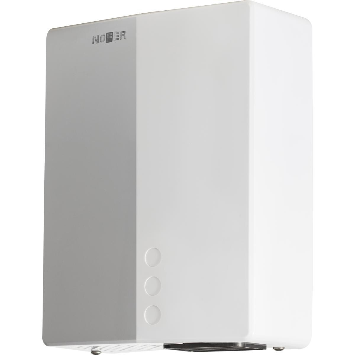 Sèche-mains avec capteur électronique Nofer Bigflow Evo en blanc