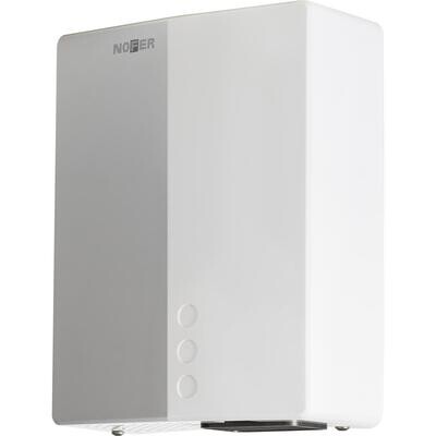 Sèche-mains avec capteur électronique Nofer Bigflow Evo en blanc