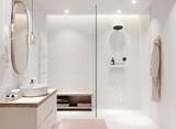 Pulsify S Colonne de douche 260 2jet avec mitigeur thermostatique ShowerTablet Select 400