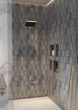 RainDrain Flex Caniveau de douche linéaire 1000 découpable pour installation contre le mur