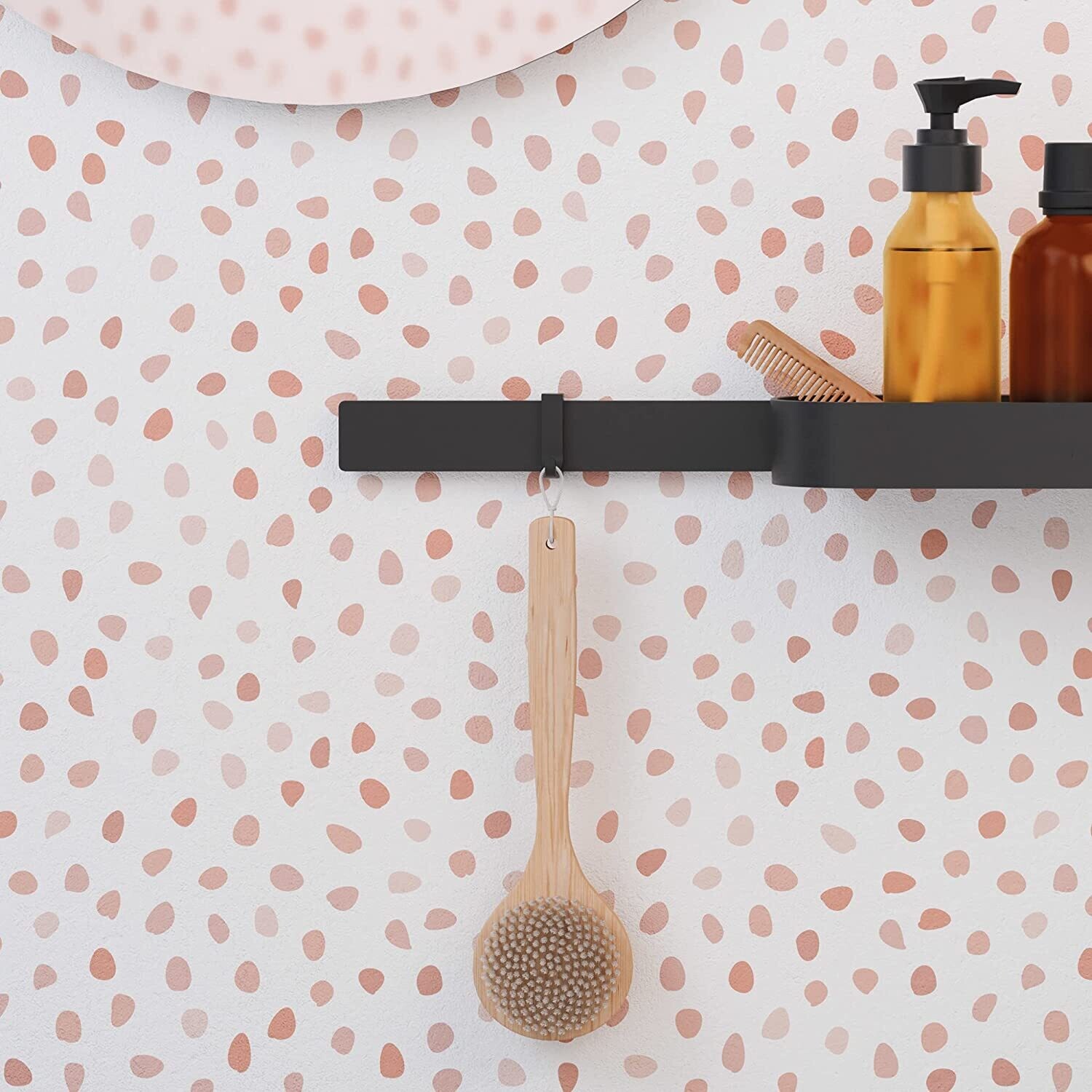 Barre murale Hansgrohe WallStoris en noir mat — vue 3