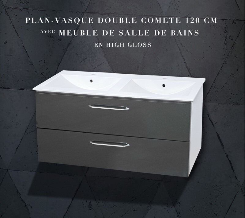 Meuble salle de bain Tunisie à 2 tiroirs