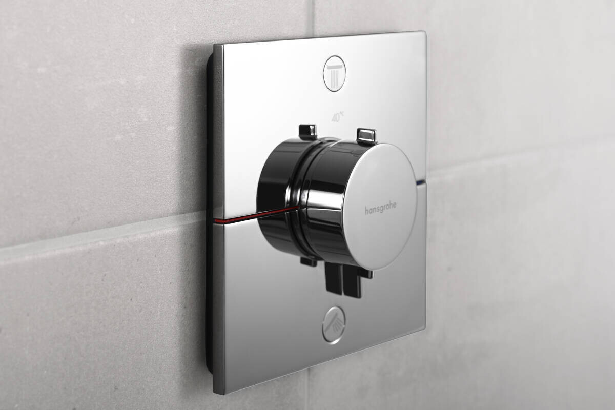 Set de finition pour mitigeur thermostatique encastré Hansgrohe ShowerSelect Comfort E — vue 2