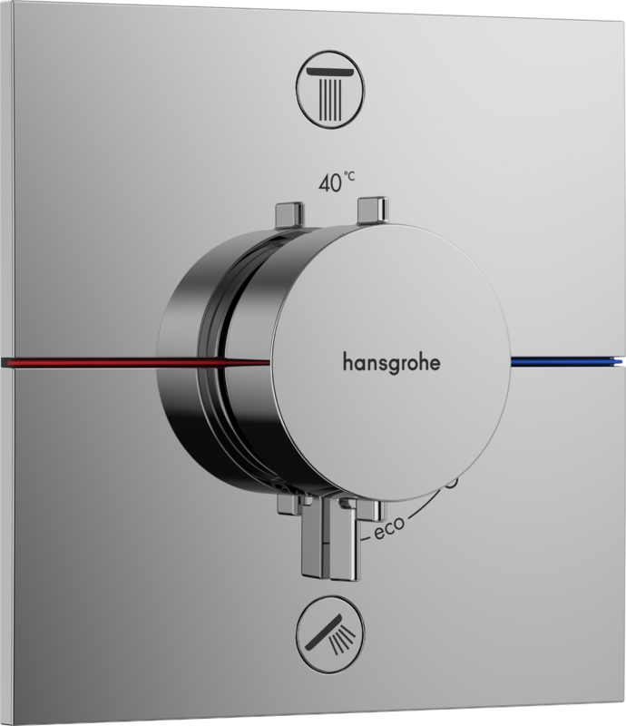 Set de finition pour mitigeur thermostatique encastré Hansgrohe ShowerSelect Comfort E