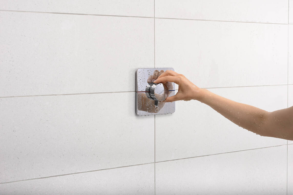 Set de finition pour mitigeur thermostatique encastré Hansgrohe ShowerSelect Comfort Q - vue 9