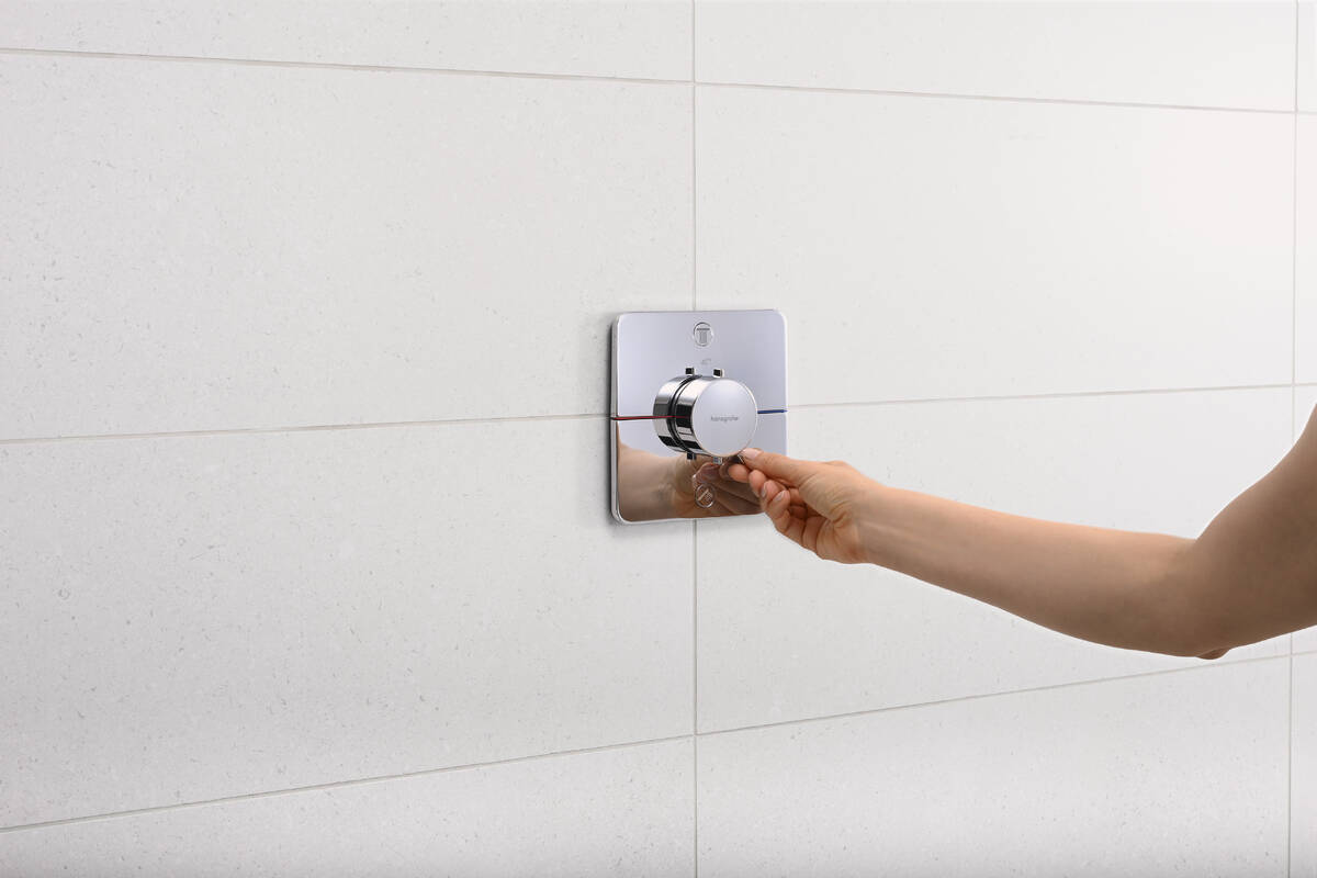 Set de finition pour mitigeur thermostatique encastré Hansgrohe ShowerSelect Comfort Q - vue 6