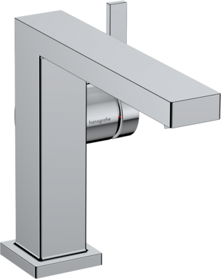 Mitigeur de lavabo Hangrohe Tecturis E Fine 110 CoolStart avec bonde Push-Open