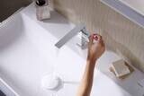 Tecturis E Mitigeur de lavabo 110 Fine CoolStart, bonde clic-clac