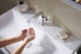 Tecturis E Mitigeur de lavabo 110 Fine CoolStart, bonde clic-clac