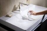 Tecturis E Mitigeur de lavabo 110 Fine CoolStart, bonde clic-clac