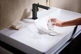 Tecturis E Mitigeur de lavabo 110 Fine CoolStart, bonde clic-clac