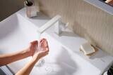 Tecturis E Mitigeur de lavabo 110 Fine CoolStart, bonde clic-clac