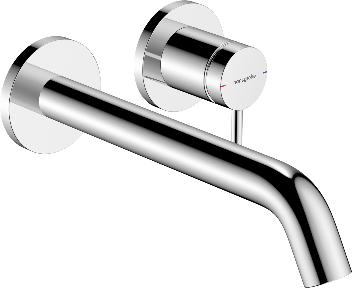 Mitigeur de lavabo encastré Hansgrohe Tecturis S 225 mm en laiton chromé